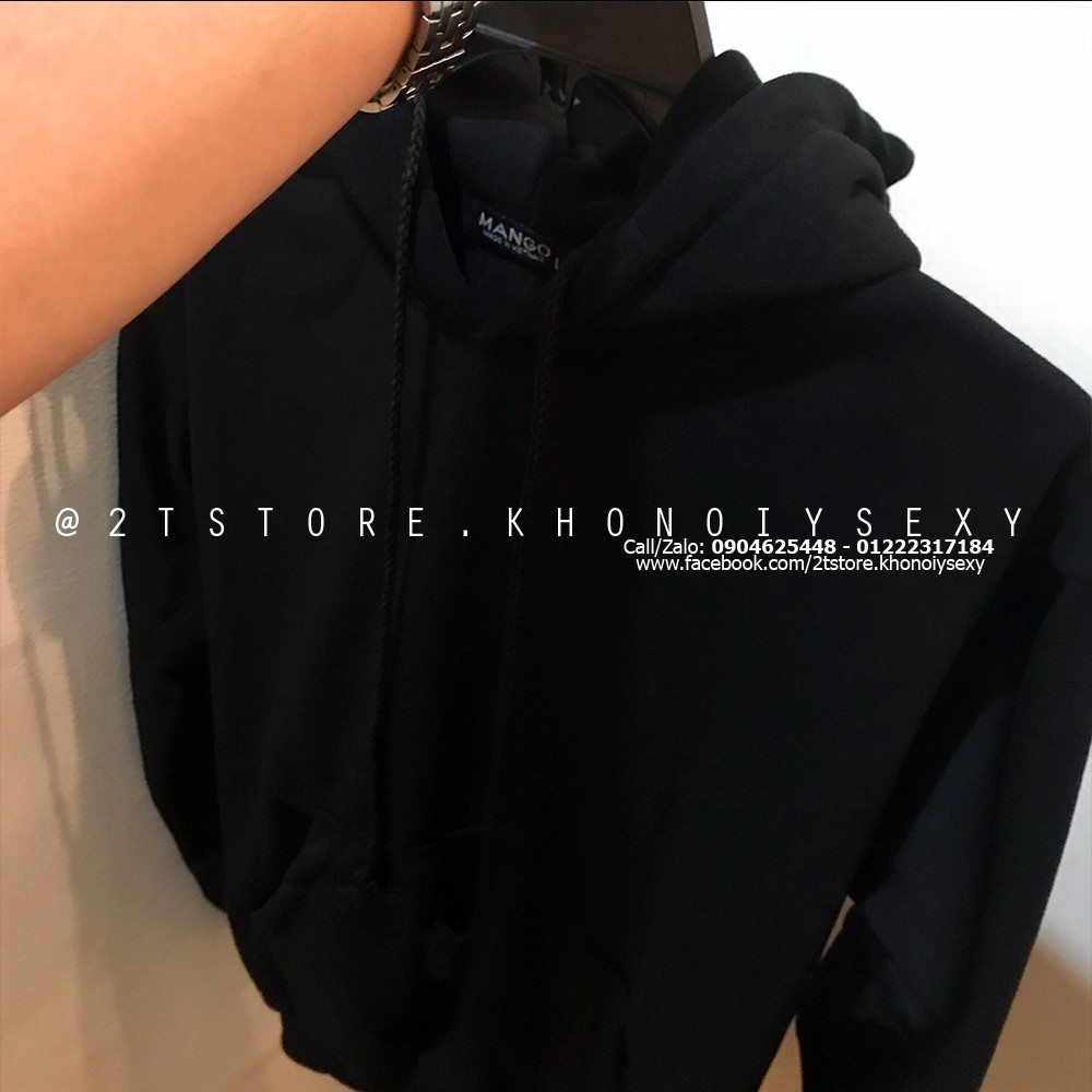 Áo khoát hoodie unisex - áo khoác nỉ chui đầu màu Nâu, Đen | BigBuy360 - bigbuy360.vn