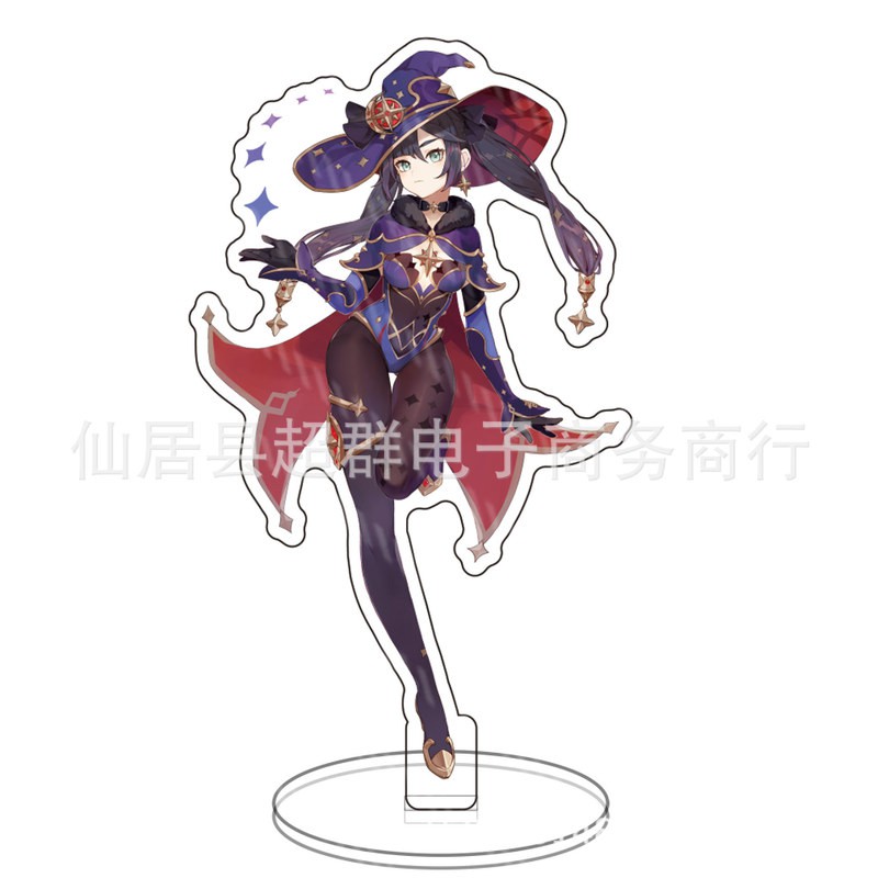 Mô hình nhân vật mica standee GENSHIN IMPACT in hình anime chibi trang trí trưng bày