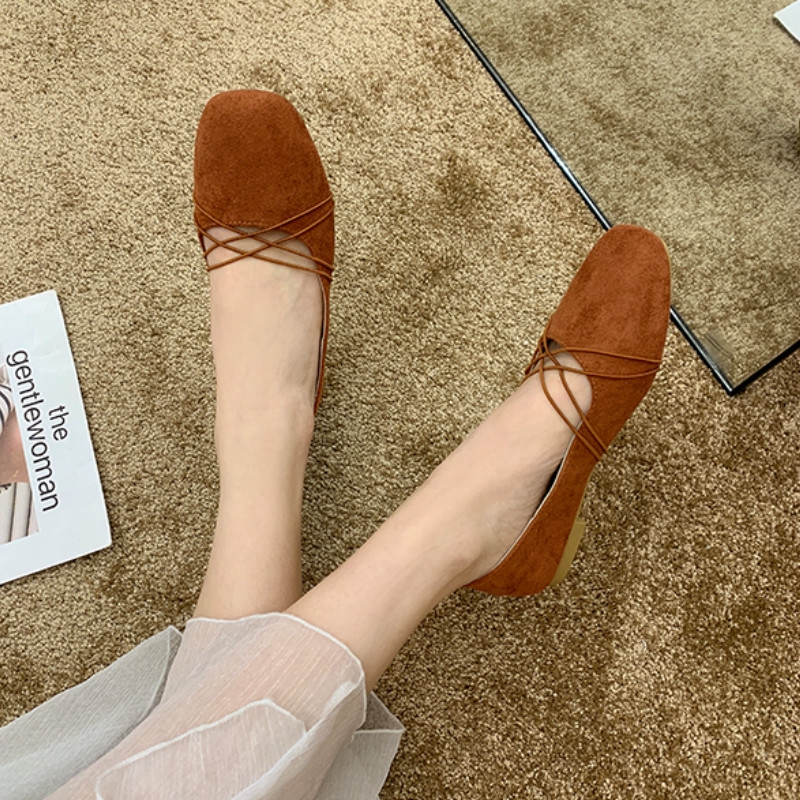 [ Mã 66CBSALE giảm 30K đơn 200K] Giày Búp Bê Đế Bằng Xinh Xắn Dành Cho Nữ | BigBuy360 - bigbuy360.vn