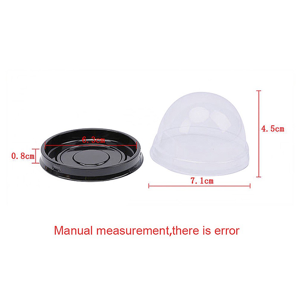 Set 50 Hộp Đựng Bánh Trung Thu/ Bánh Trung Thu Hình Tròn Nhỏ Xinh Nhiều Màu Sắc Dùng Trang Trí Tiệc Cưới/ Tiệc Sinh Nhật/ Giáng Sinh DIY