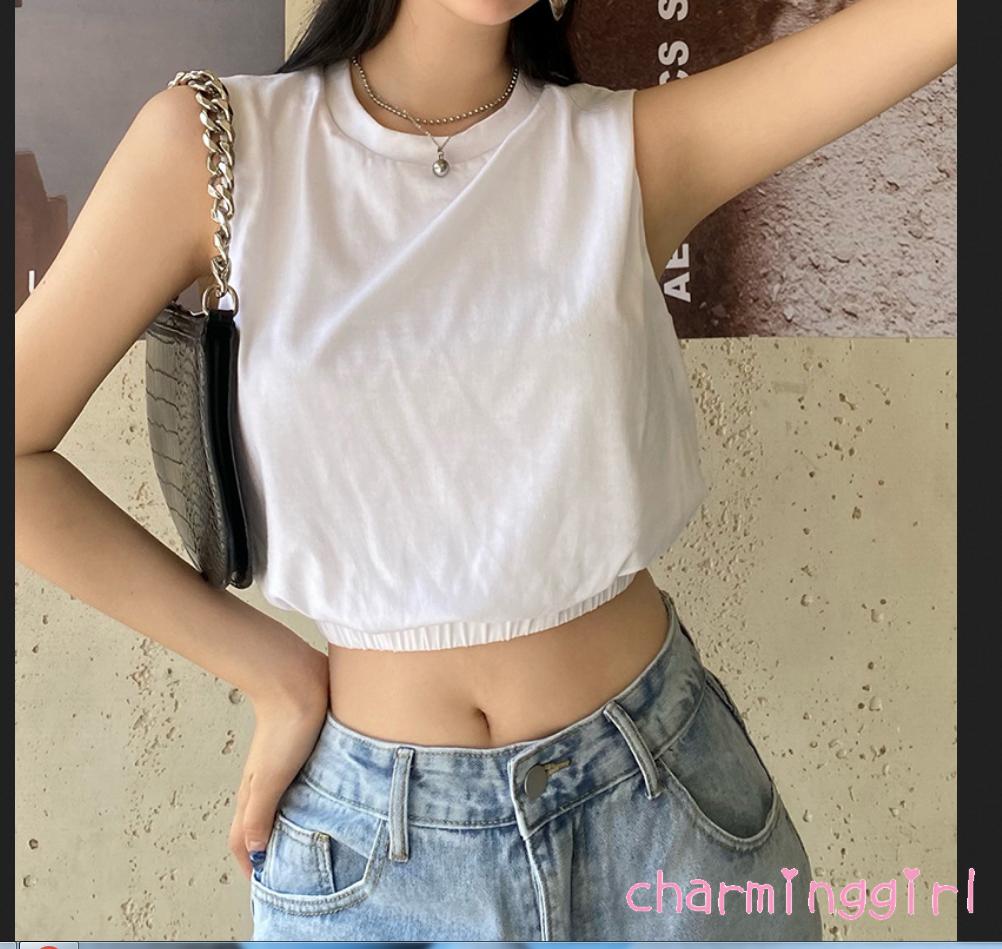 Áo Nữ Không Tay Cổ Tròn Màu Trơn Thời Trang | BigBuy360 - bigbuy360.vn