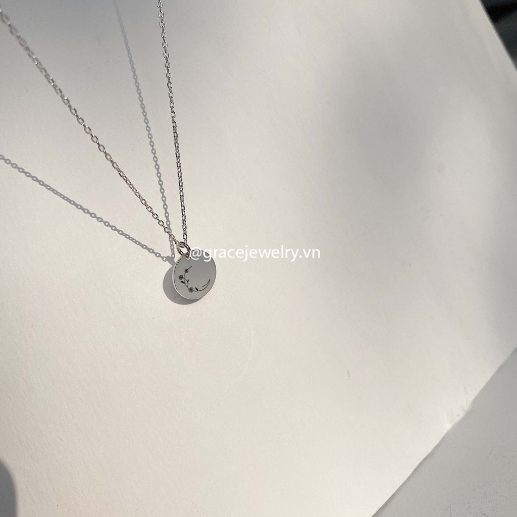 Dây chuyền mặt xu Penny (mặt xu trơn đặt khắc theo yêu cầu) Grace Jewelry
