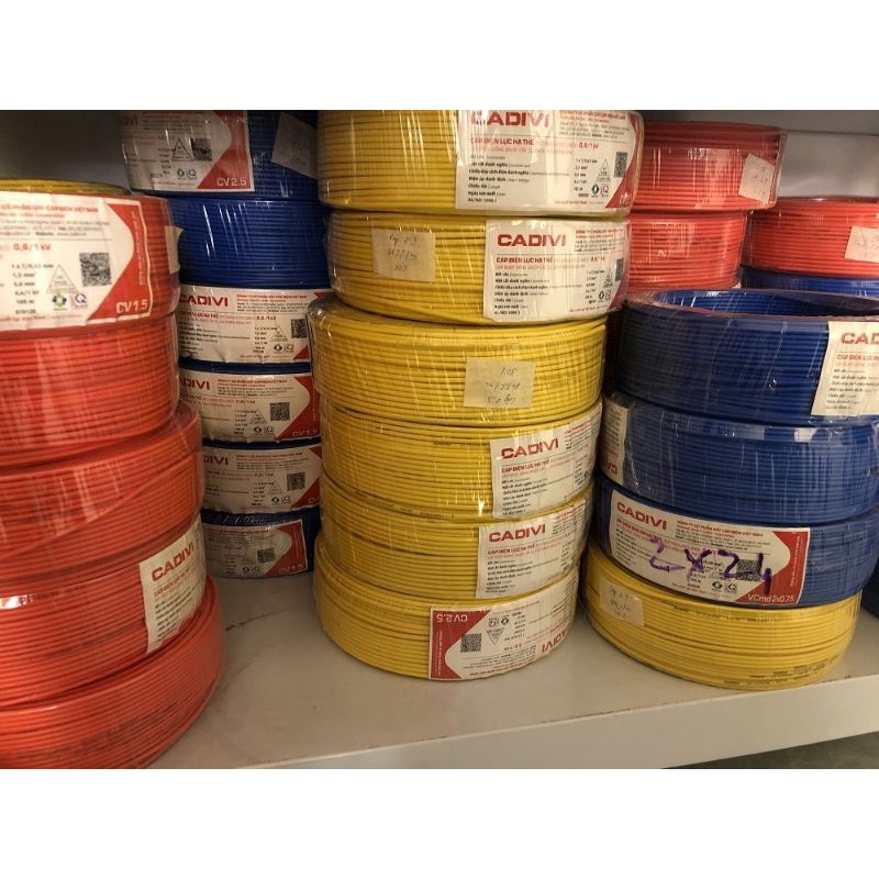 Cuộn 100m Dây Cáp Điện Đôi CADIVI - VCMD 2x1.5 - 2x2.5