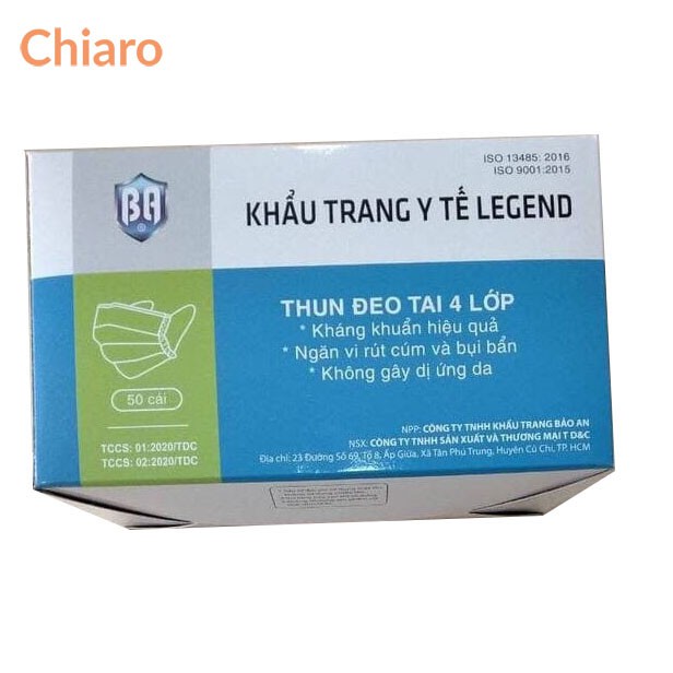 Khẩu trang y tế kháng khuẩn 4 lớp (một cái) - Khẩu trang y tế giá rẻ chất lượng cao