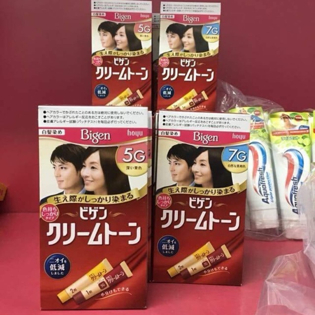 Combo 10 hộp nhuộm tóc bigen (kiwi)