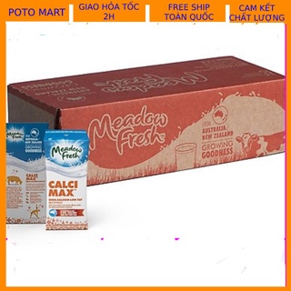 Sữa meadow fresh canxi max thùng 24 hộp 200ml