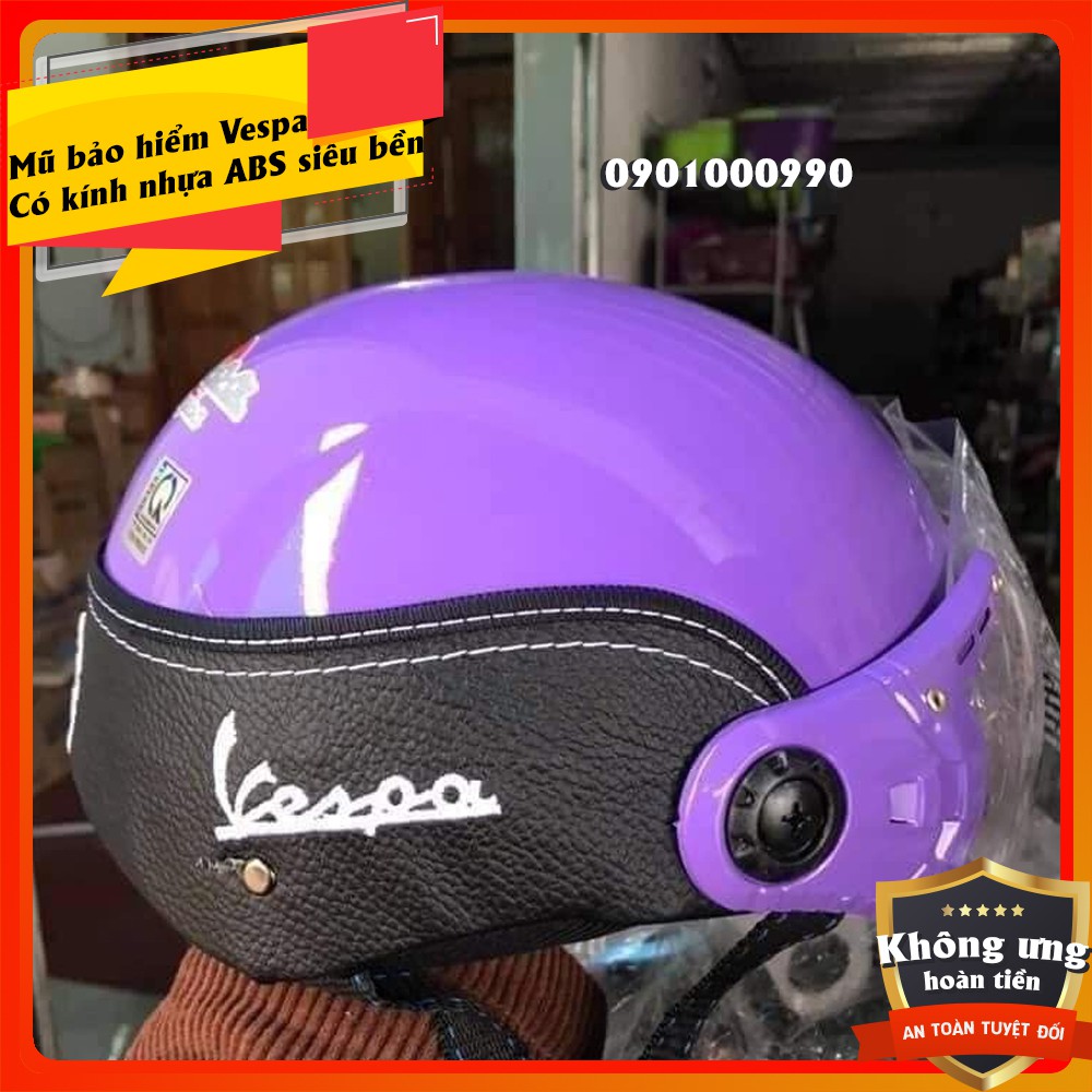 ⚡RẺ VÔ ĐỊCH⚡Mũ bảo hiểm Vespa nửa đầu có kính