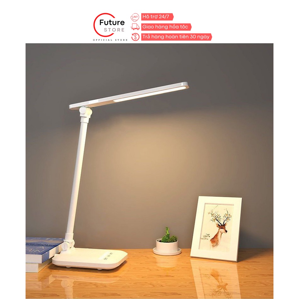 ✤Đèn Bàn Học Đọc Sách, Làm Việc (Học Sinh, Sinh Viên, Văn Phòng) LED Chống Cận, Cảm Ứng Tích Điện eLights