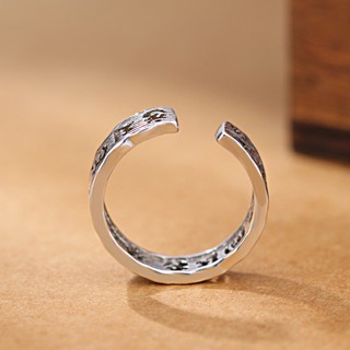 Nhẫn silver khắc Lục Tự Minh Chú