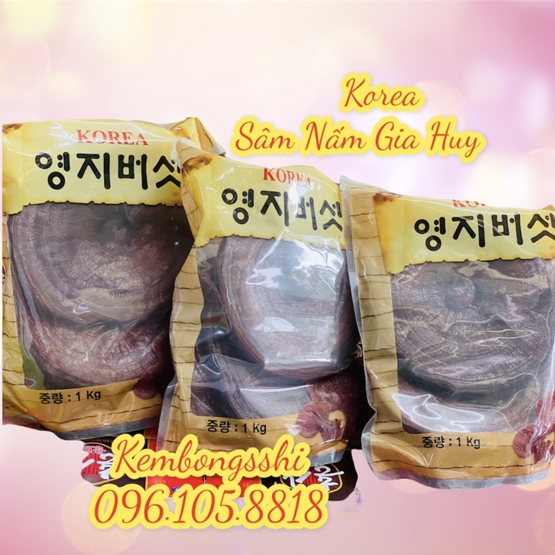 [HÀNG MỚI ] Nấm Linh Chi Đỏ Thượng Hạng Hàn Quốc, Túi 1Kg