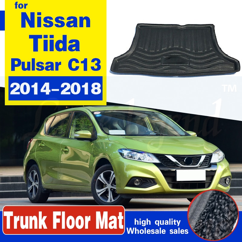 Tấm Lót Cốp Xe Hơi Nissan Tiida Pulsar C13 2014 2015 2016 2017 2018
