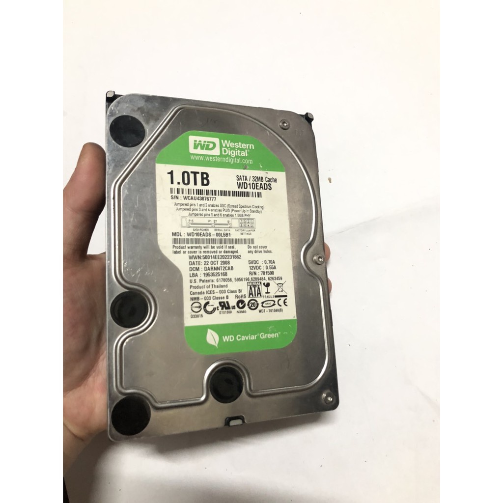 Ổ Cứng HDD WD Blue 1TB/64MB/3.5