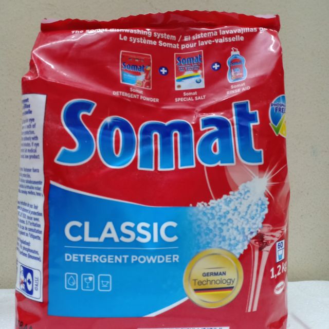 Bột rửa chén Somat 1,2kg ( muối rửa chén . Nước làm bóng Somat)