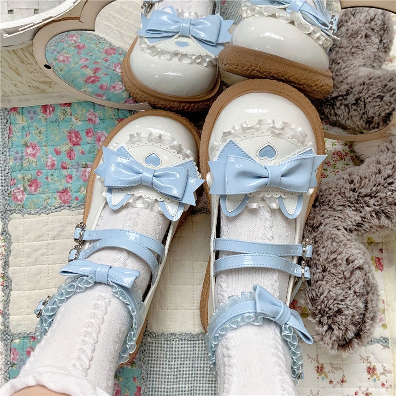 Giày Nữ Phong Cách Lolita Xinh Xắn Dễ Phối Đồ