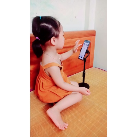 Giá đỡ điện thoại livestream xem video chụp hình - xoay 360 độ