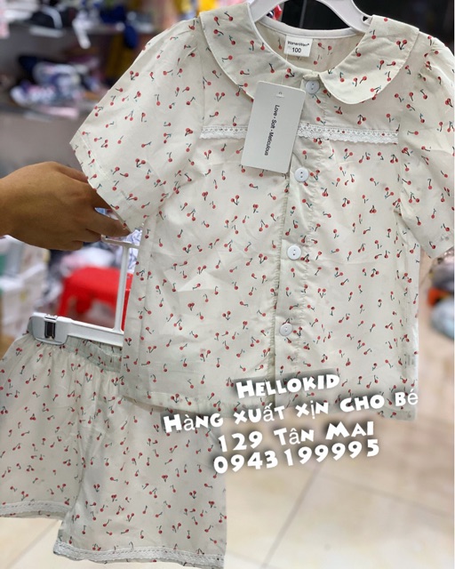 Bộ pijama soft cherry