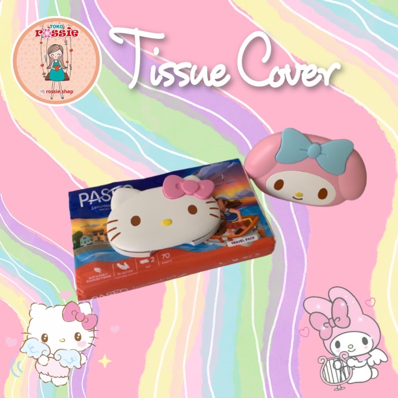 Hellokitty hộp đựng khăn giấy hình hello kitty