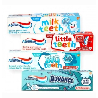 [Sale Trung thu] Kem đánh răng trẻ em Aquafresh KK NEST phù hợp với độ tuổi từ 0-12tuổi