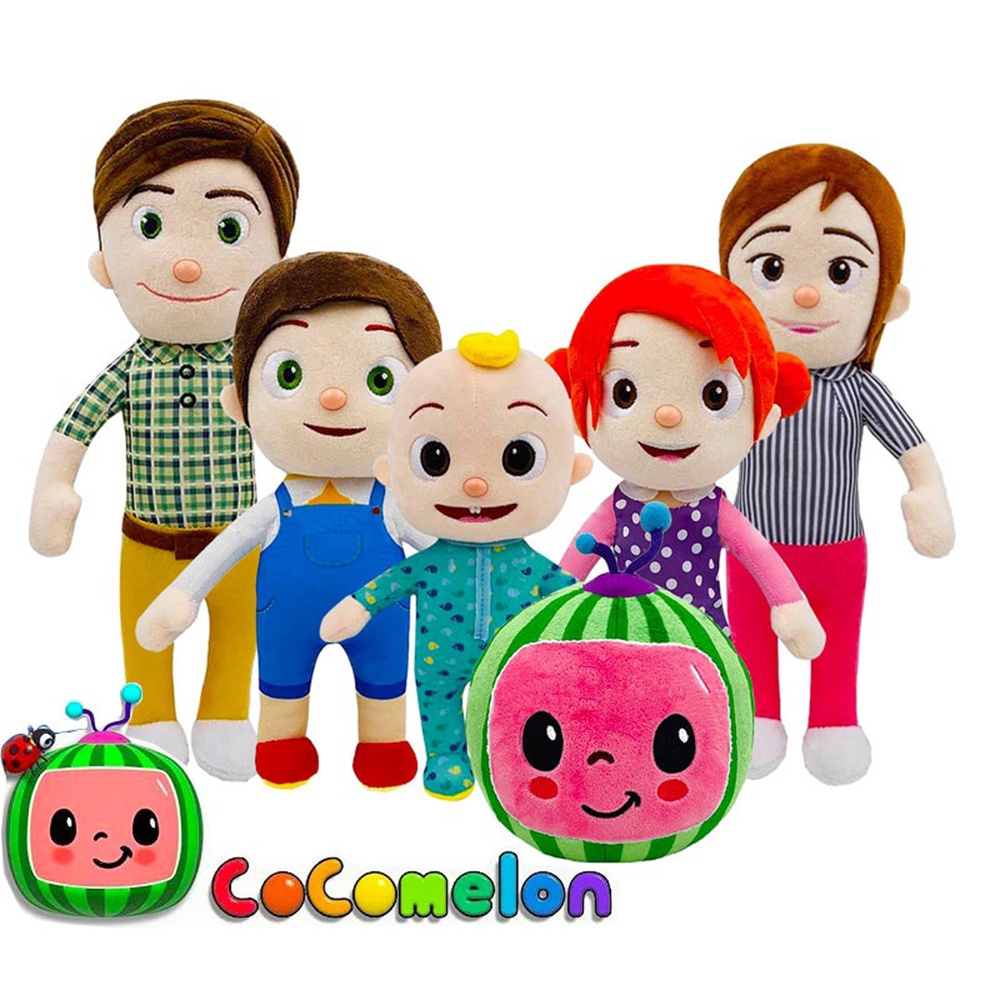 Đồ chơi nhồi bông hình nhân vật hoạt hình Cocomelon dễ thương dành cho bé