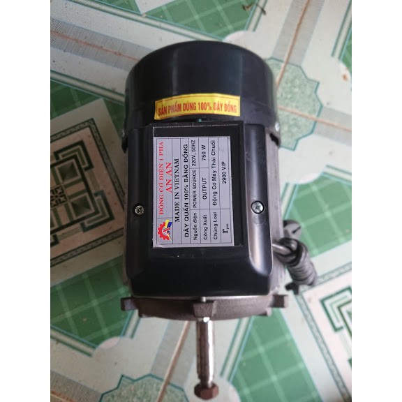 Mô tơ máy thái chuối công suất 750w thay thế cho tất cả các loại máy 3 chân và 4 chân