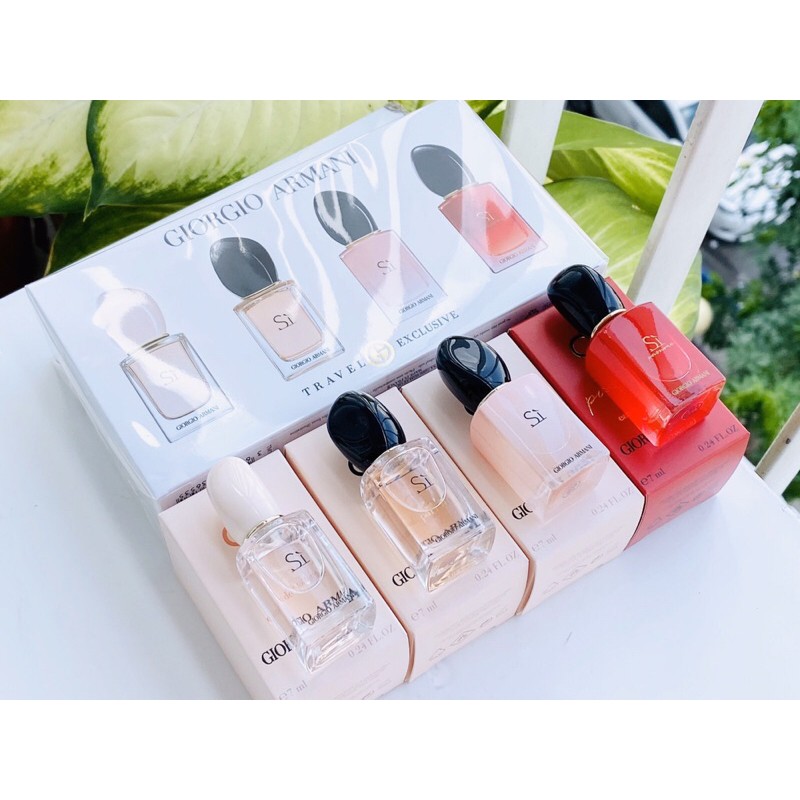 Set nước hoa Giorgio Armani Sì 4x7ml | BigBuy360 - bigbuy360.vn