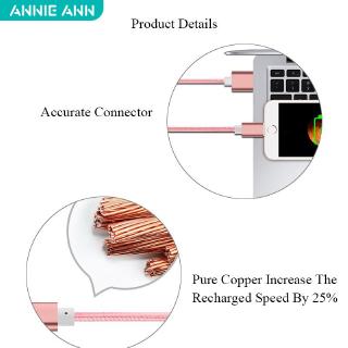 Dây cáp sạc nhanh dài 3m bọc nhựa cho Android
