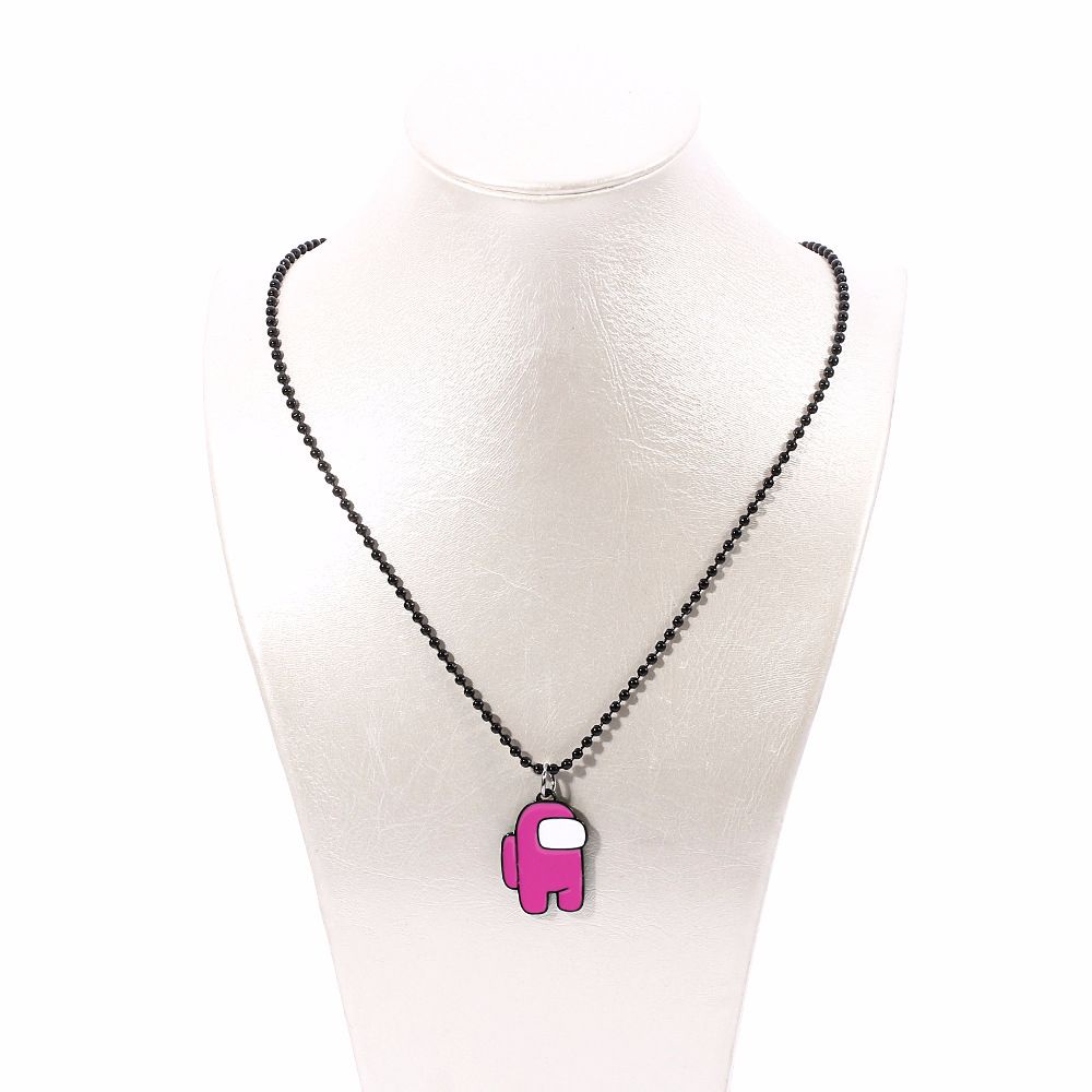 Vòng cổ chuỗi hạt 10 màu họa tiết hoạt hình game Between Us dễ thương