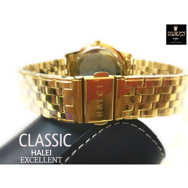 Đồng hồ cặp đôi dây thép Halei Gold platium sang trọng -MTP WATCHES | BigBuy360 - bigbuy360.vn