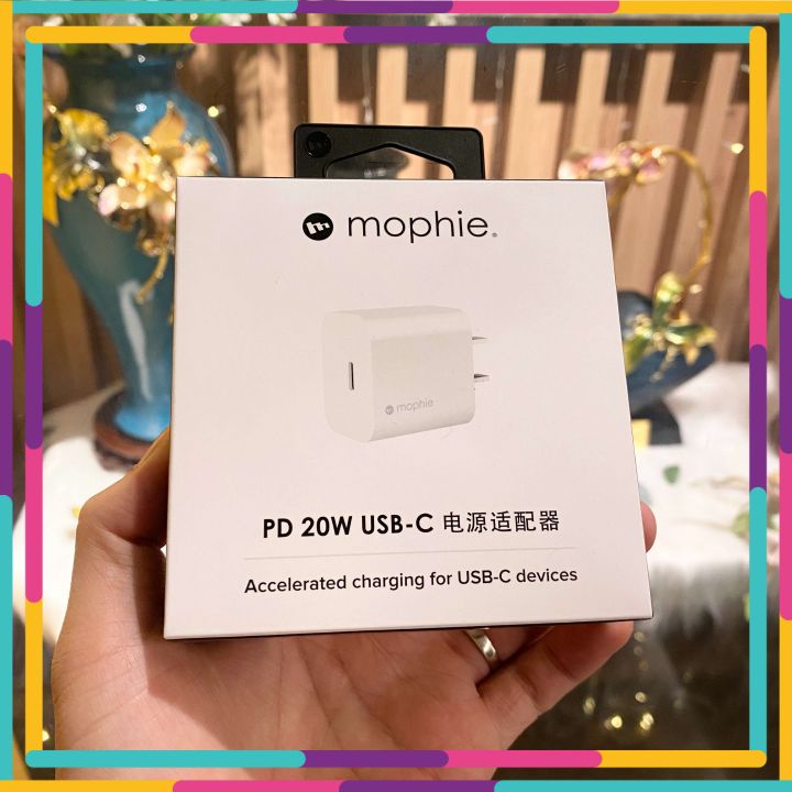 Sạc Mophie PD 20W USB-C Wall Charger Chính hãng - Bảo hành 12 tháng