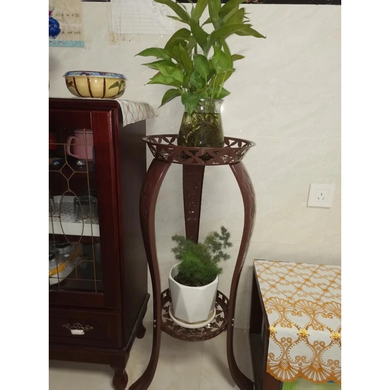 Chậu để cây cảnh,đồ trang trí 2 tầng