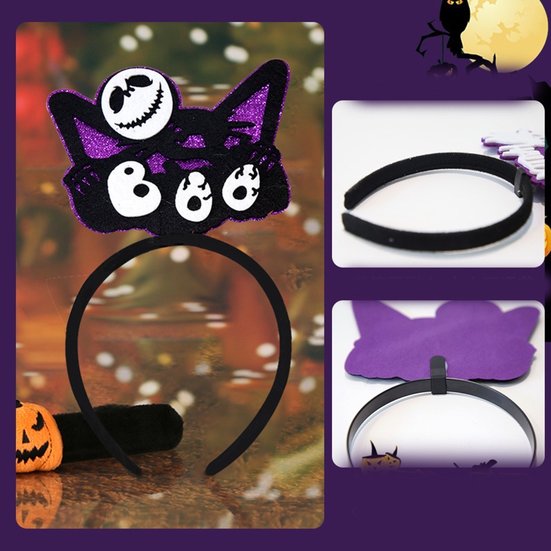 Băng Đô Cài Tóc Nhiều Kiểu Dáng Phong Cách Halloween Dễ Thương