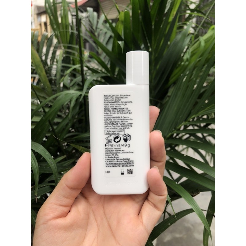 (AUTH- PHÁP) Kem Chống Nắng La Roche-Posay Anthelios Fluide Invisible SPF50+ 50ml | BigBuy360 - bigbuy360.vn
