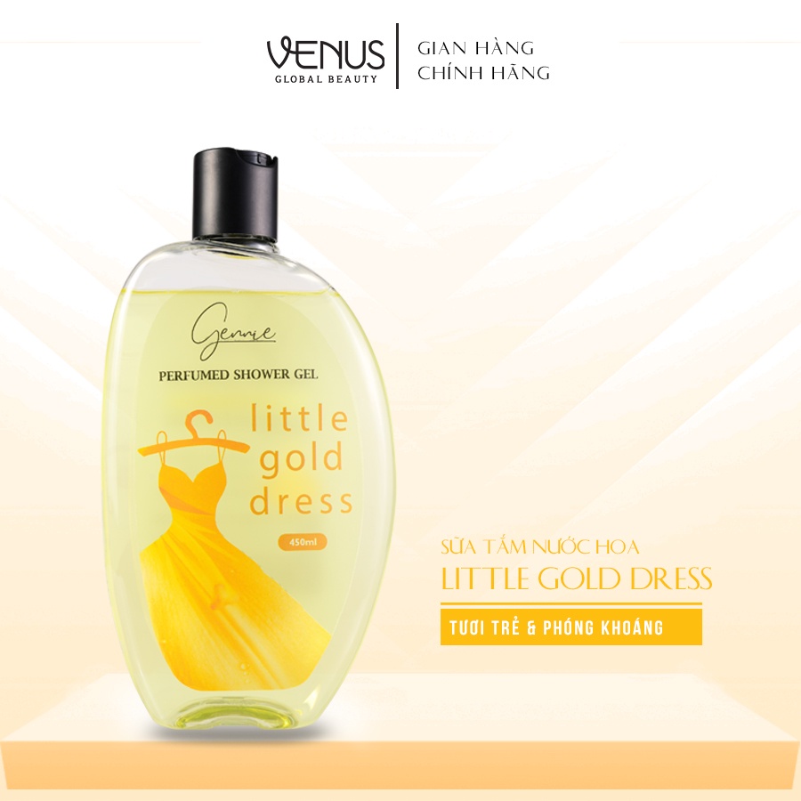 Sữa tắm nước hoa Nữ Gennie Little Gold Dress 450ml