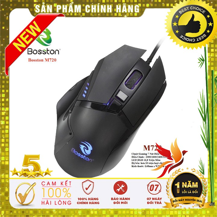 Chuột Bosston M720 LED USB