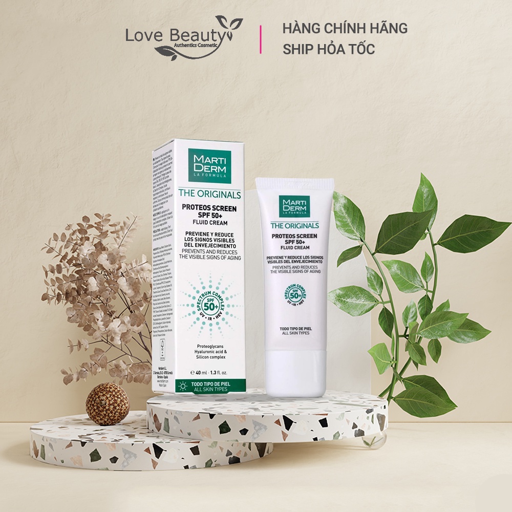 Kem Chống Nắng Matri Phổ Rộng Bảo Vệ Toàn Diện 40ml The Originals Proteos Screen SPF50+ Fluid Cream