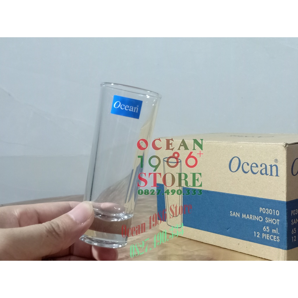 Bộ 12 Ly Thủy Tinh San Marino Shot Ocean - P03010 - 65ml