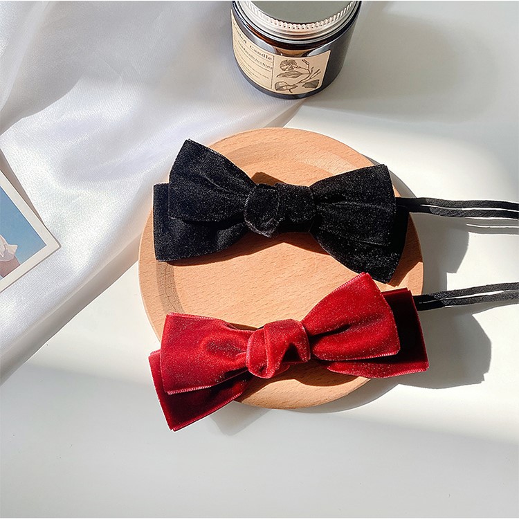 Dụng cụ cố định tóc đính nơ cô nàng Hàn Quốc cổ điển TOC32