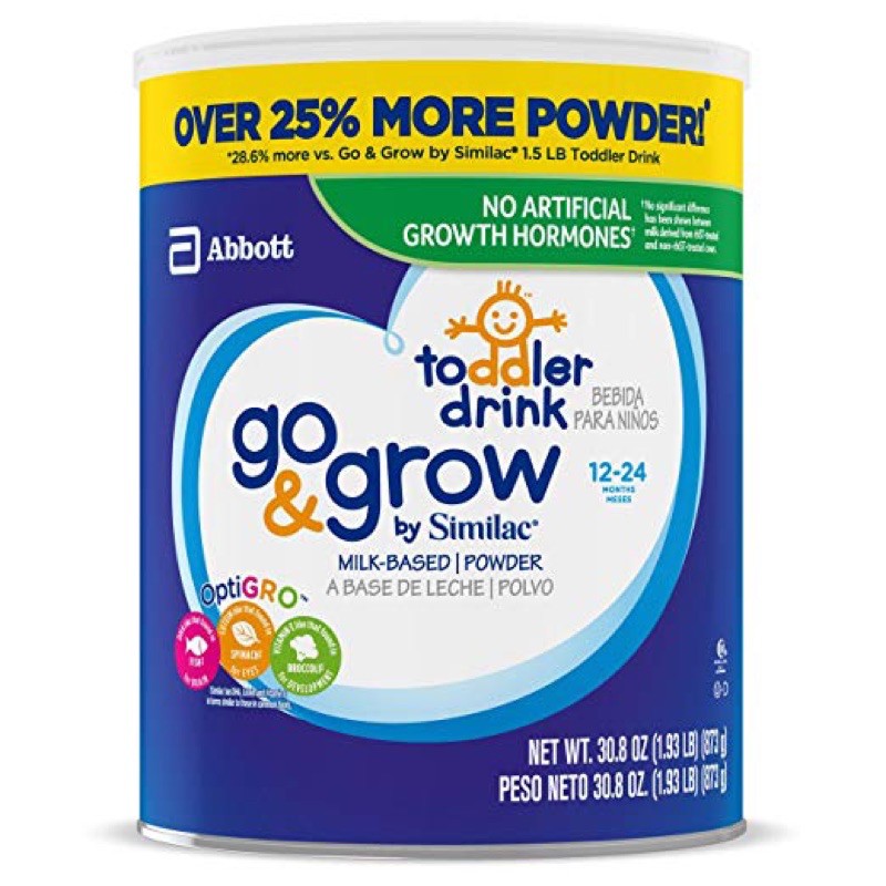 [HÀNG MỸ] Sữa SIMILAC go&grow cho bé từ 12-36 tháng