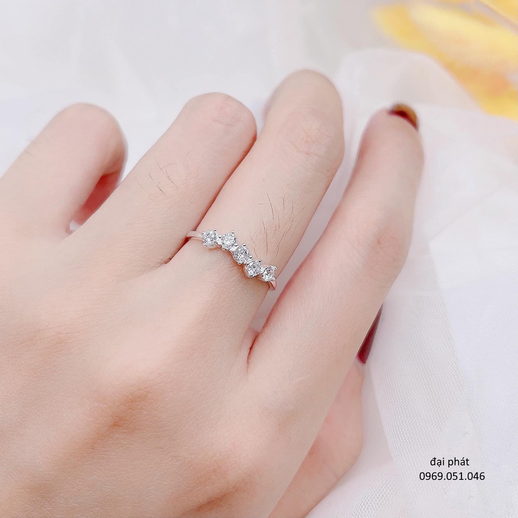 nhẫn bạc cao cấp s925 , đá nhập khẩu sáng lấp lánh , hàng dày dặn , được làm tỷ mỷ từng chi tiết