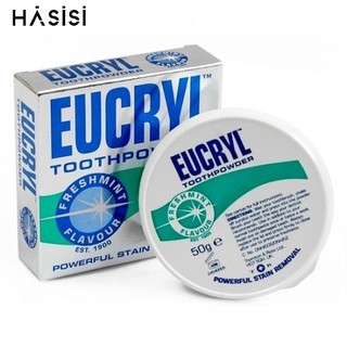 BỘT TRẮNG RĂNG EUCRYL - Freshmint Flavour 50g