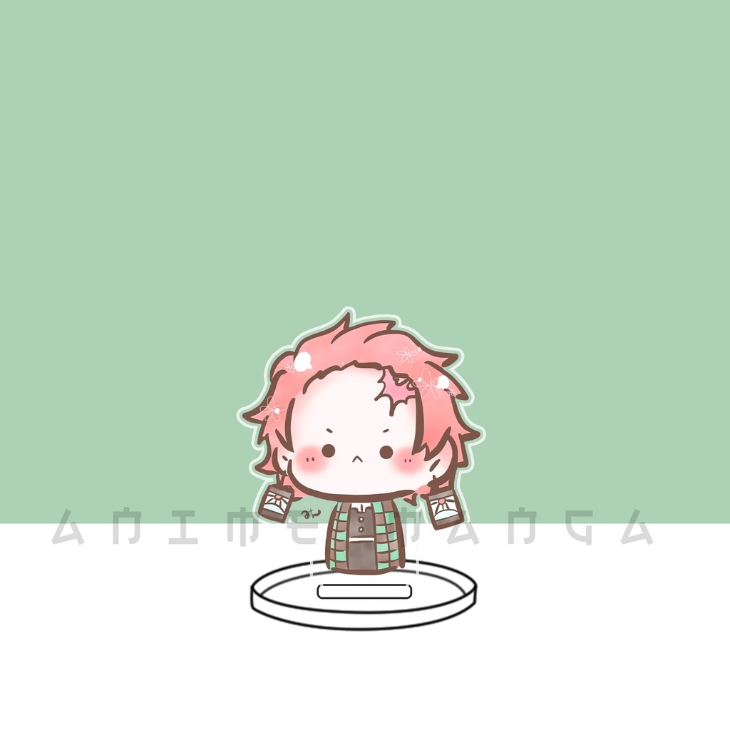 Mô Hình Nhân Vật Anime Thanh Gươm Huỷ Diệt Standee Kimetsu No Yaiba Chibi Để Bàn