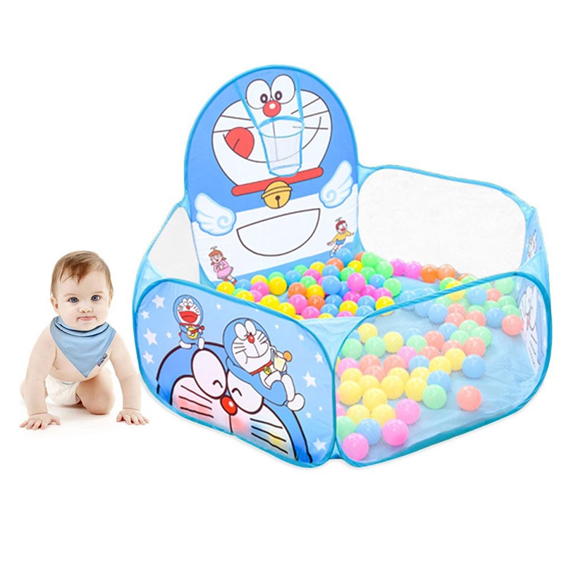 Nhà banh 100 quả hình mèo kitty / doraemon đồ chơi cho bé