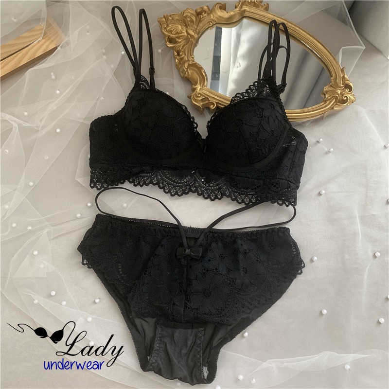 Bộ đồ lót nữ ren gợi cảm cao cấp, Set đồ lót nữ gọng nhụa nơ cách điệu sexy New Arrivals 2021 | BigBuy360 - bigbuy360.vn