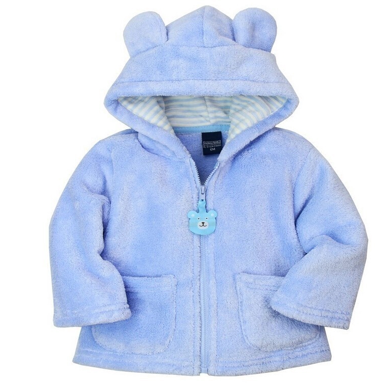 Áo Khoác Hoodie Dày Giữ Ấm Mùa Đông Cho Bé Sơ Sinh