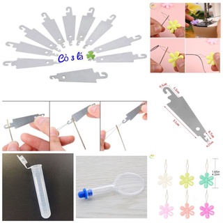 Dụng cụ xỏ kim chỉ tiện lợi,nhanh chóng,thích hợp cho kim lỗ to, kim thêu bằng thép(1 cái)