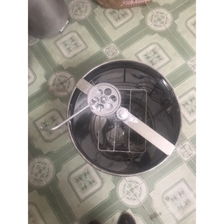 Thùng quay mật ong inox hai cầu