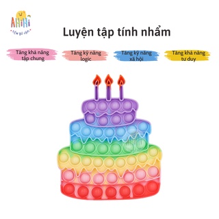 Đồ Chơi Pop it Ahihi, Đồ Chơi Giải Trí Thông Minh, Giảm Căng Thẳng cho Người Lớn, Trẻ Em