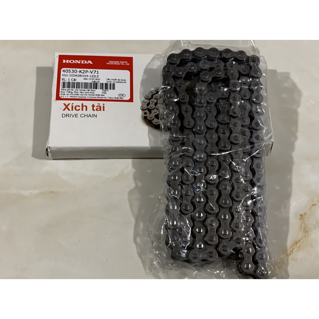 Nhông xích - nhông sên HONDA WINNER X V3 2020-2021-2022 DID 428 VIX4-120LE . 40530K2PV71