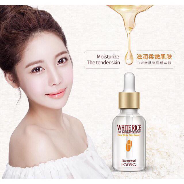 Serum Gạo Trắng da Giúp Giữ Ẩm Và Trẻ Hoá Da Của Rorec | BigBuy360 - bigbuy360.vn