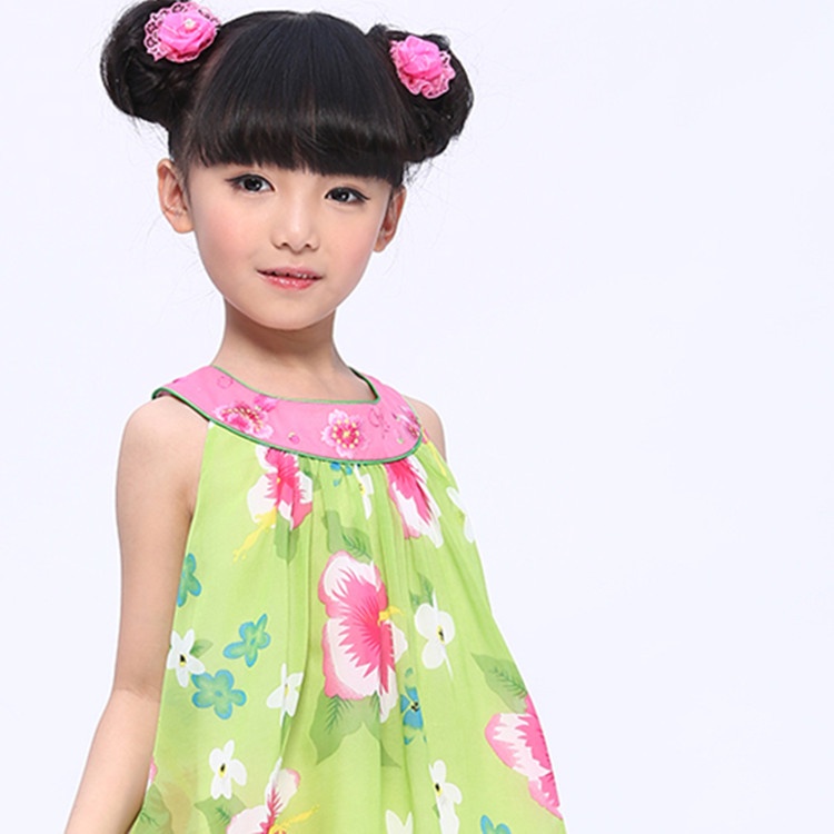 Cột tóc giả búi xoăn kèm nơ vải cho bé gái dễ thương BE11